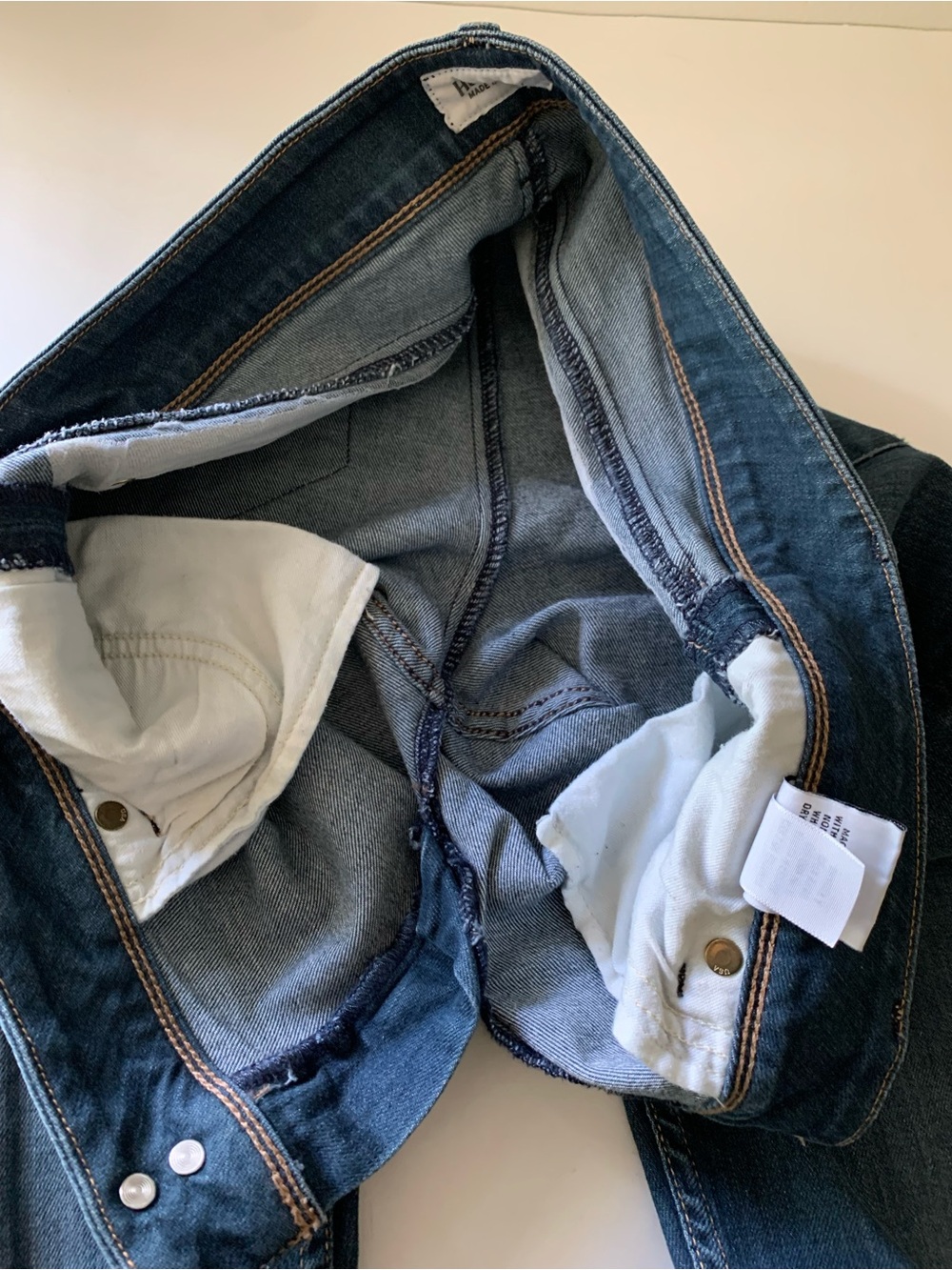 Hudson Collin Low Rise Stretch Skinny Jeans, 29, Vintage Florence Blue, Distress - Picture 14 of 16